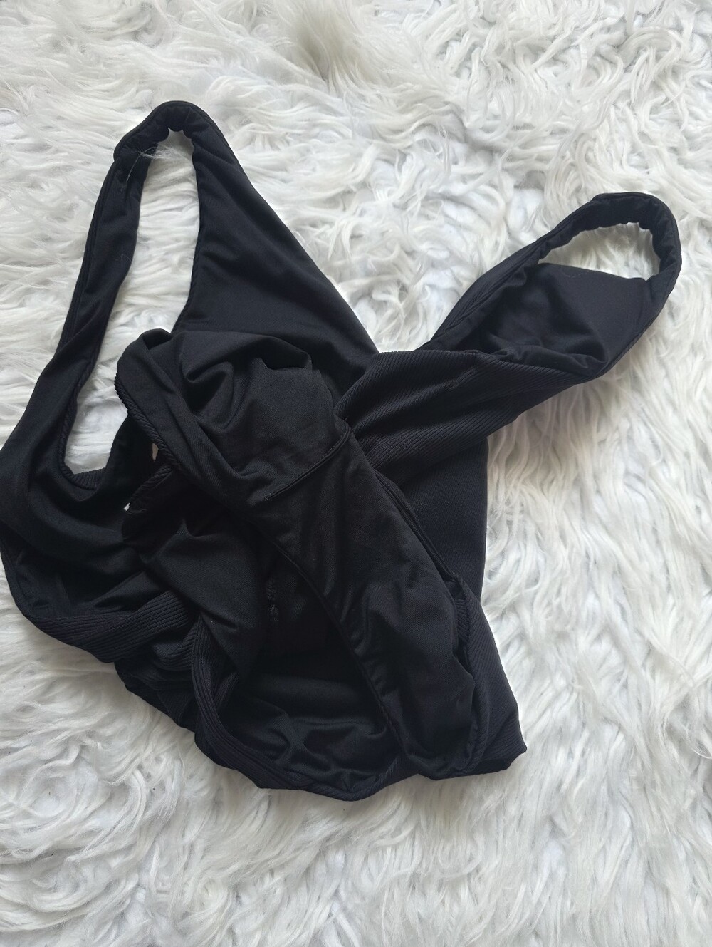 BECCA Black One-Piece Swimsuit with Side Strap Detail - Picture 5 of 5